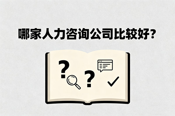 哪家人力咨詢公司比較好？
