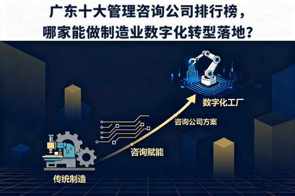 廣東十大管理咨詢公司排行榜，哪家能做制造業(yè)數(shù)字化轉(zhuǎn)型落地？