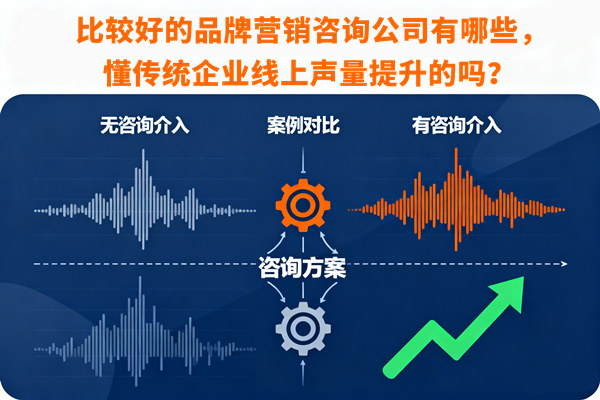 比較好的品牌營銷咨詢公司有哪些，懂傳統(tǒng)企業(yè)線上聲量提升的嗎？