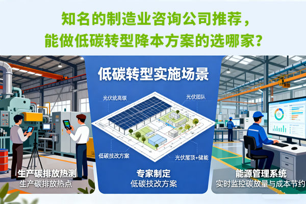 知名的制造業(yè)咨詢公司推薦，能做低碳轉(zhuǎn)型降本方案的選哪家？
