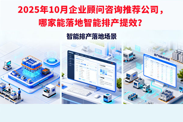 2025年10月企業(yè)顧問咨詢推薦公司，哪家能落地智能排產(chǎn)提效？